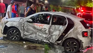Após atropelamento de menor, motorista é cercado e agredido por populares