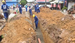 Obras avançam em bairros da parte alta de Maceió