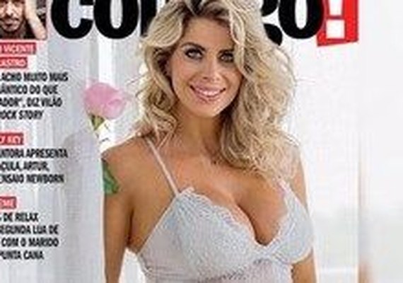Aos 40, Karina Bacchi revela que está grávida de produção independente