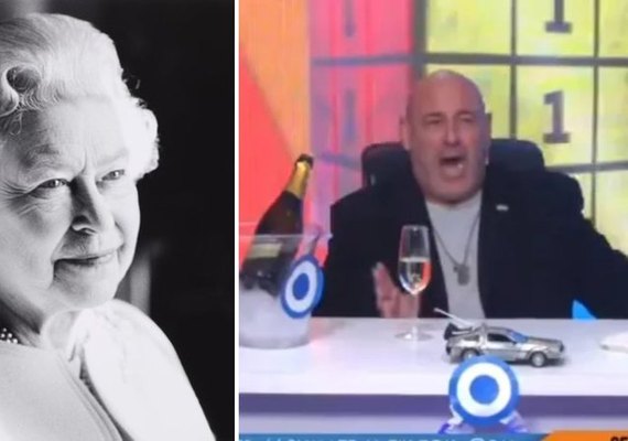 Apresentador argentino celebra morte da Rainha Elizabeth II com espumante e a xinga de Satanás