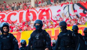 PM de Alagoas mobiliza 124 policiais para CRB x Fortaleza