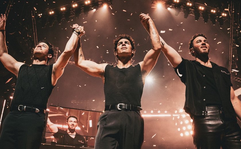 Retorno para comemorar! Jonas Brothers anunciam show único no Brasil em turnê de 20 anos