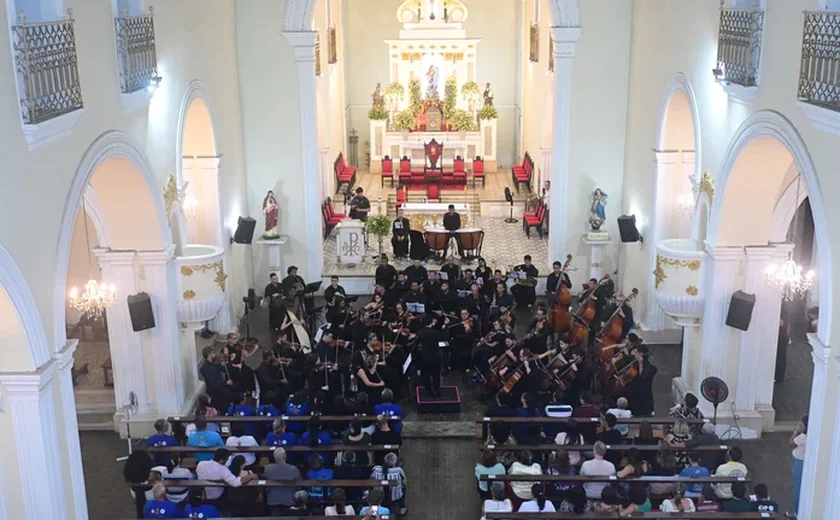 Orquestra Filarmônica de Alagoas realiza concerto gratuito e ação educativa em Penedo