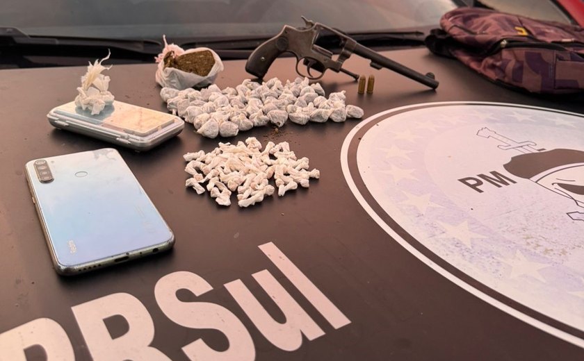 Integrante de organização criminosa é preso pela PM em São Miguel dos Campos