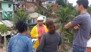 Estudantes de Arquitetura visitam obras de mobilidade nas grotas de Maceió