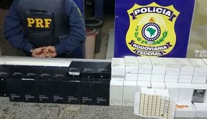 Polícia Rodoviária Federal apreende mais de 100 celulares falsificados na BR-101