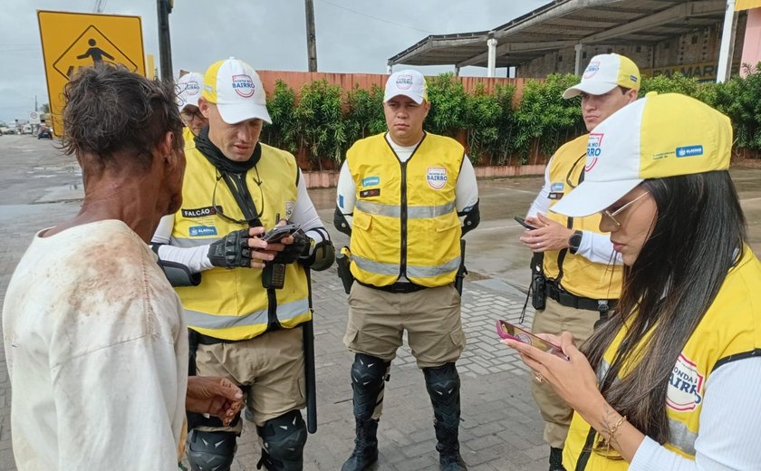 Ronda no Bairro acolhe pessoas em vulnerabilidade social na região metropolitana de Maceió