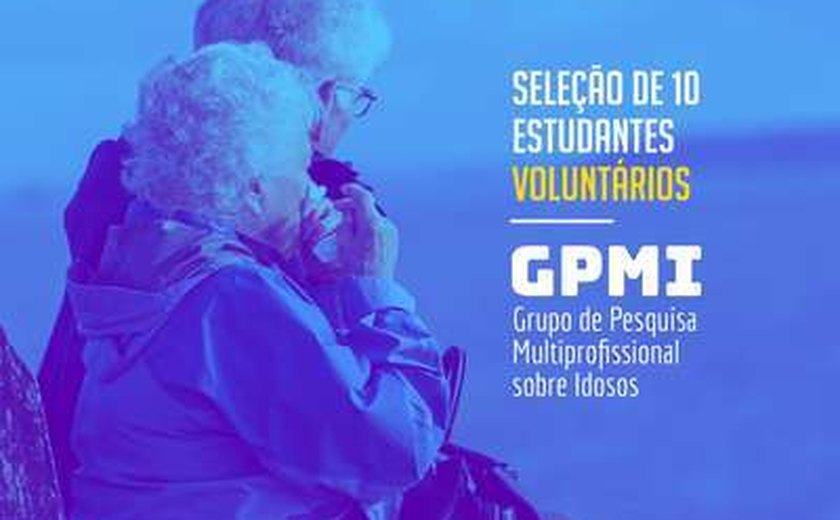 Grupo de Pesquisa seleciona estudante para trabalho voluntário com pessoa idosa