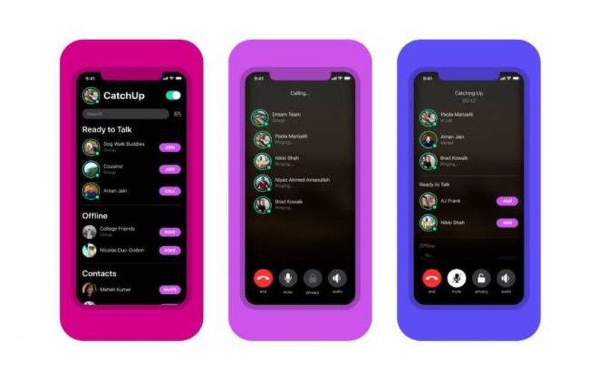 Facebook lança novo aplicativo experimental de chamadas de voz