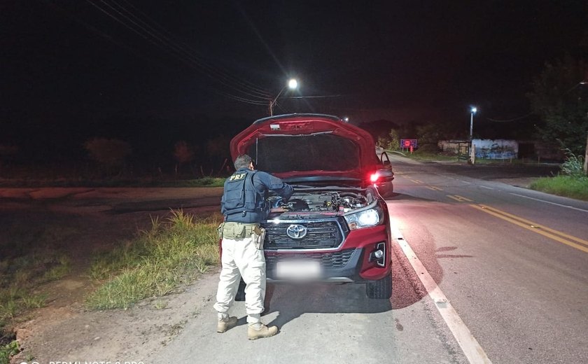 Polícia Rodoviária Federal de Alagoas recupera  veículo roubado há 3 anos em João Pessoa/PB