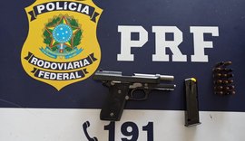 PRF prende homem por porte ilegal de arma de fogo em São Sebastião