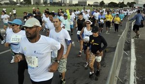 Brasilienses e moradores do Entorno do DF participam da Corrida pela Água