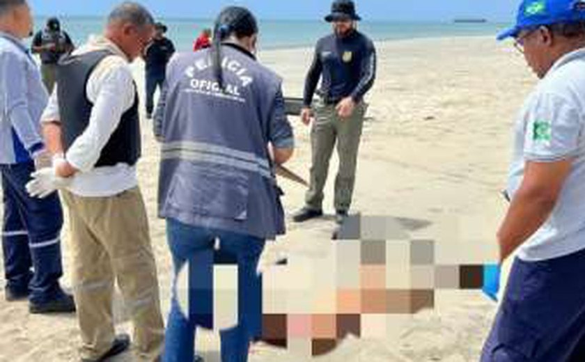 Corpo de homem é encontrado despido e com ferimento na cabeça em praia de Maceió