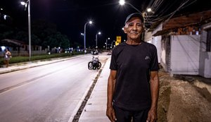 'Quando é noite, a gente pensa que é dia', diz morador do Vale do Reginaldo
