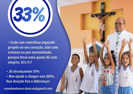 Casa Dom Bosco reforça campanha de arrecadação para despesas mensais
