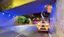 Maceió recebe pontos de iluminação azul em apoio à campanha de prevenção ao câncer de próstata