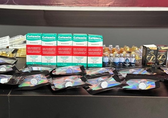 Homem é preso com cetamina e remédios para emagrecer após interceptação de encomenda