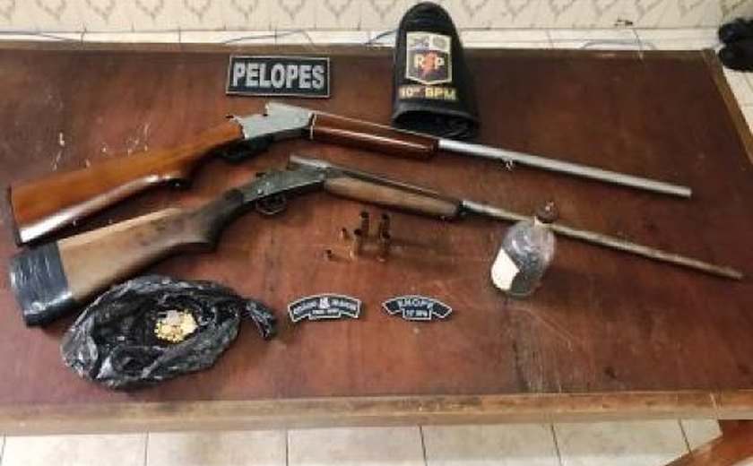 10º BPM apreende duas armas de fogo no município de Belém