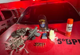 PM apreende arma, munições e drogas; suspeito morre após troca de tiros com militares