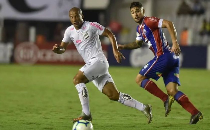 Santos sofre susto, mas vence Bahia e fica mais perto da Libertadores
