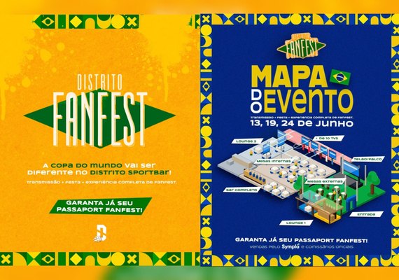 1° Distrito Fanfest promove animação e estrutura diferenciada para os jogos do Brasil na Copa