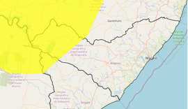 Inmet emite alerta amarelo para chuvas em 76 municípios de Alagoas