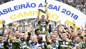No Ranking Nacional de Clubes da CBF, Palmeiras lidera, CRB é 32º e CSA, o 45º