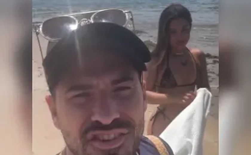 Casal relata constrangimento durante gravação de vídeos em praia de Maceió