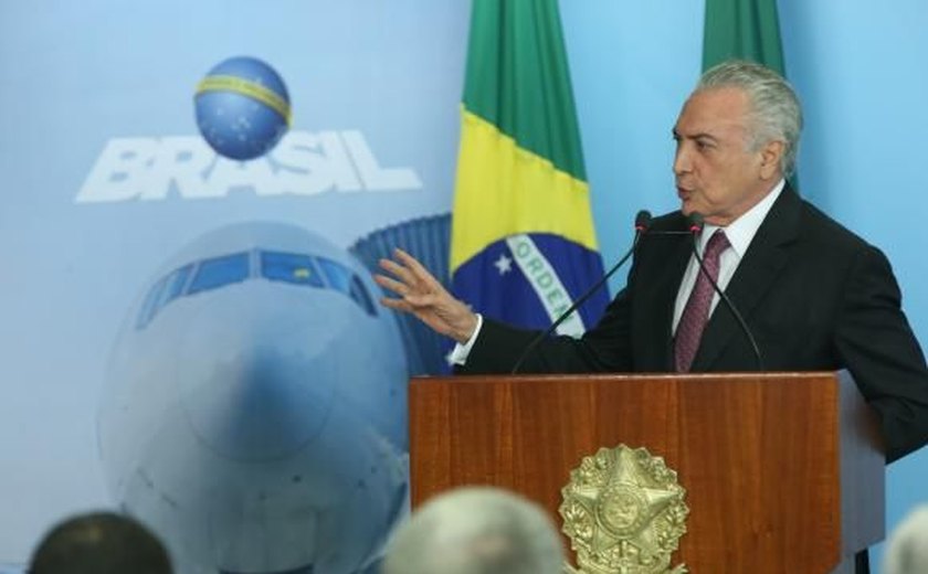 Michel Temer diz que país está 'virando a página da crise'