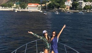 Ex-BBB Emilly curte passeio de iate no Rio: 'Continuo em um sonho?!'