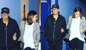 Neymar curte cinema com Bruna Marquezine em Barcelona