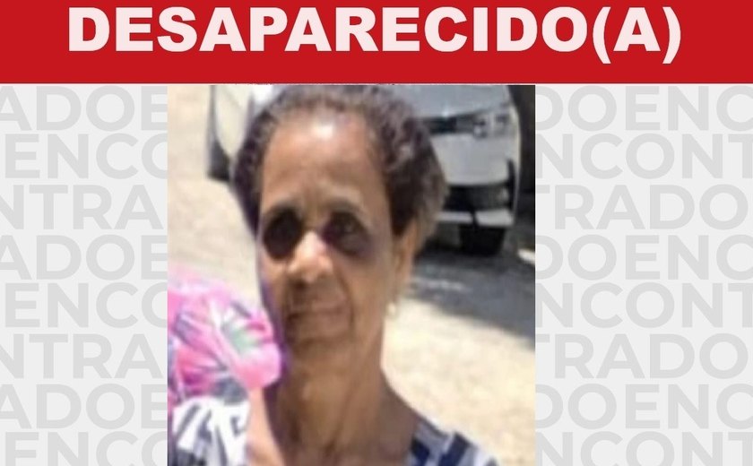 Família de idosa que fugiu de casa pela janela busca por informações de seu paradeiro