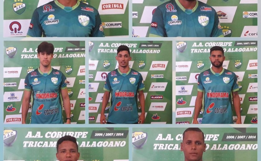 Departamento de Futebol do Coruripe apresenta sete atletas escolhidos após seletiva