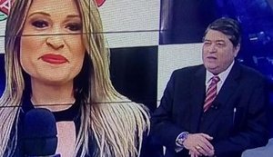 Datena xaveca repórter ao vivo: 'Caía no seu golpe do amor'