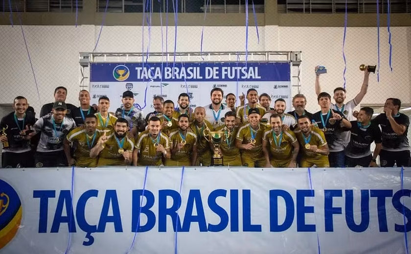Taça Brasil de Futsal 2026 começa nesta segunda; Traipu é o representante de Alagoas