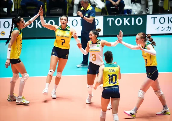 Brasil vence Bélgica e se mantém vivo no Pré-Olímpico de vôlei feminino