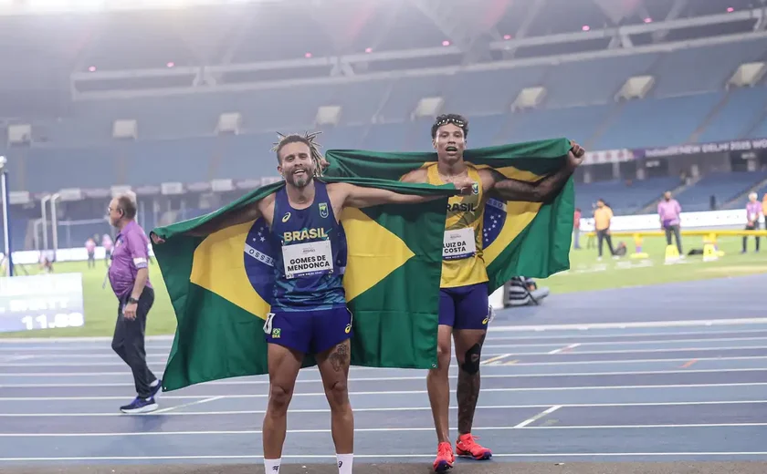 Brasil leva seis medalhas no 2º dia do Mundial de atletismo paralímpico