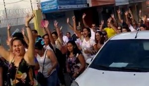 Agentes de saúde saem às ruas de Arapiraca para cobrar novo piso salarial