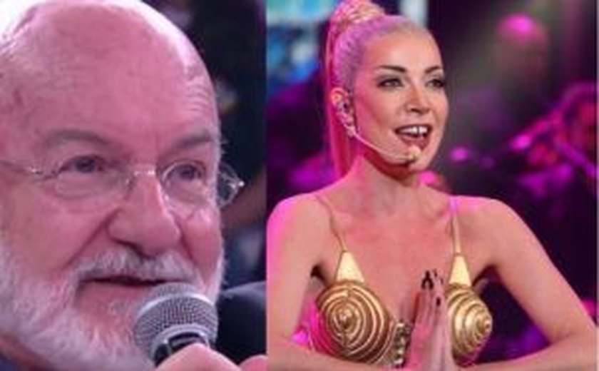 Luiza Possi cobra vaga em novela para Silvio de Abreu ao vivo, no Faustão