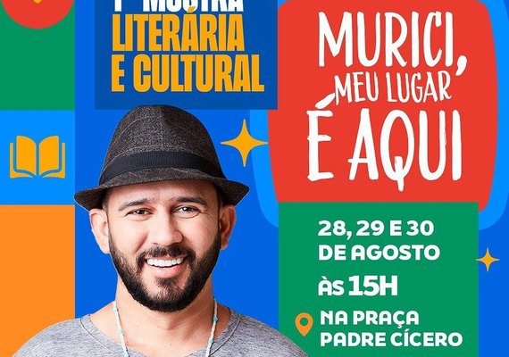 Murici abre sua 1ª Mostra Literária e Cultural e no domingo tem a 4ª Pedalada Ecológica
