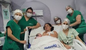 Primeiro bebê alagoano de 2023 nasceu em Delmiro Gouveia