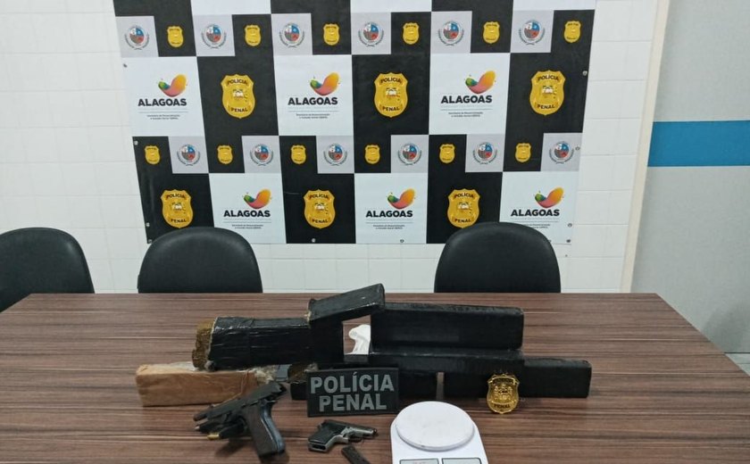 Operação prende suspeito e apreende veículo, droga e armas em Maceió