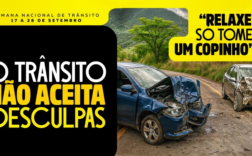 Detran/AL abre a Semana Nacional do Trânsito na próxima quarta (17)