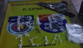 1ª CPM/I apreende drogas em São Miguel dos Campos