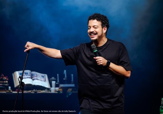 Com novo show solo, o comediante Rodrigo Marques volta a Maceió