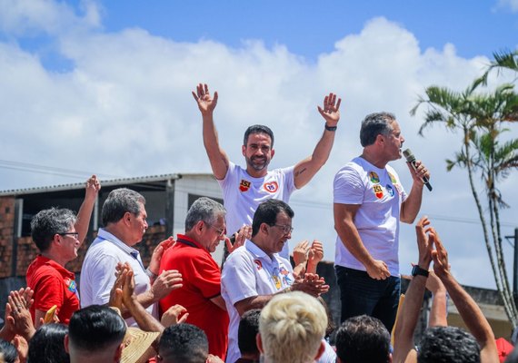 Para milhares de pessoas, Paulo garante mais investimentos para União dos Palmares e Zona da Mata
