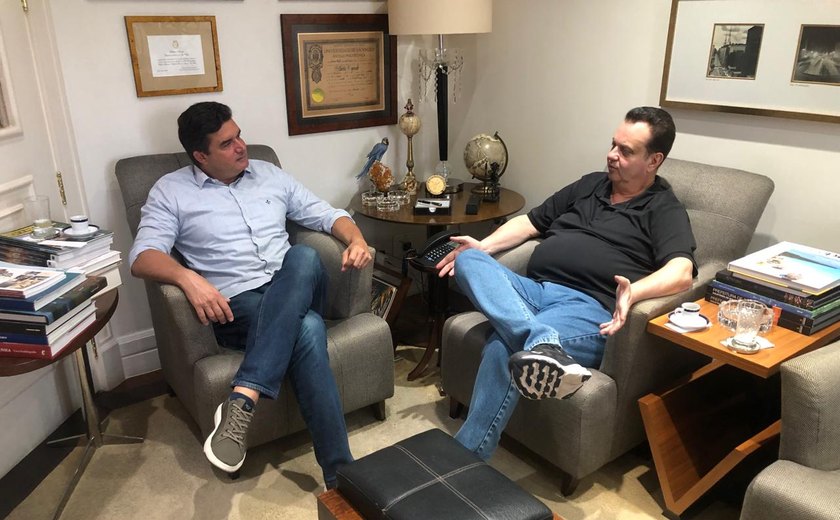 Rui Palmeira se reúne com Gilberto Kassab buscando fortalecer o PSD para 2026