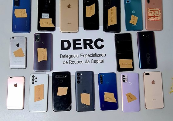 Polícia Civil vai devolver aparelhos celulares recuperados no mês de março