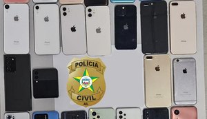 Delegacia de Roubos recupera  37 celulares no mês de agosto