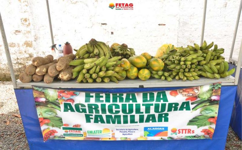 Feira da Agricultura Familiar da Fetag comercializa variedade de produtos